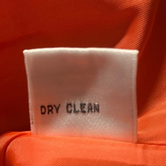 Talbots Orange Blazer Jacket Women’s Size 4P Buttons Lined Jacquard - Picture 6 of 7